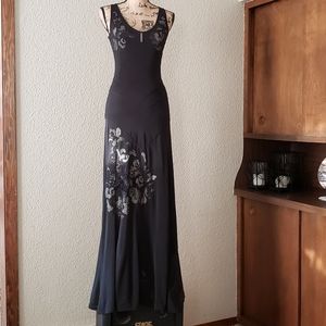 LEGATTE JEANS Long flowing black dress